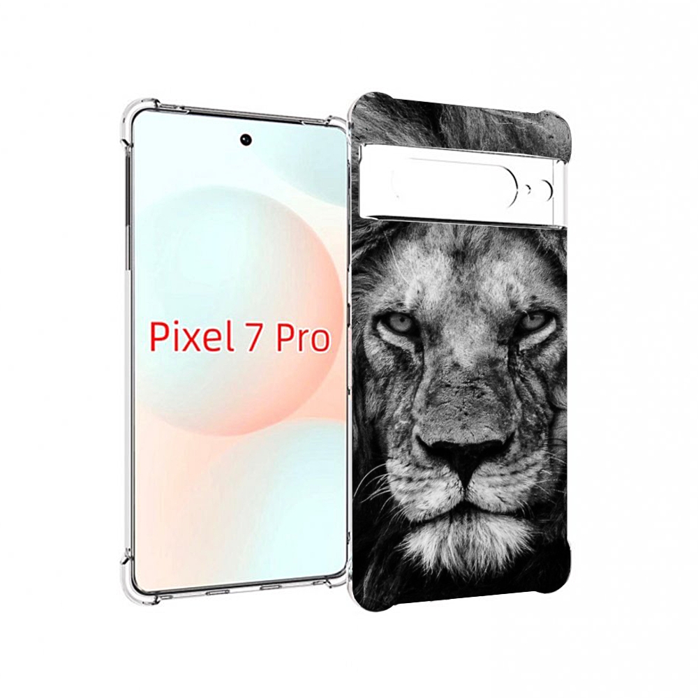 

Чехол Mypads Смуглый Лев Мужской Для Google Pixel 7 Pro, Прозрачный, Tocco