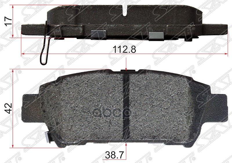 

Колодки Тормозные Зад Toyota Ipsum 01-09/Estima 01-14/Sienna 03-06 Sat арт. ST-04466-44010