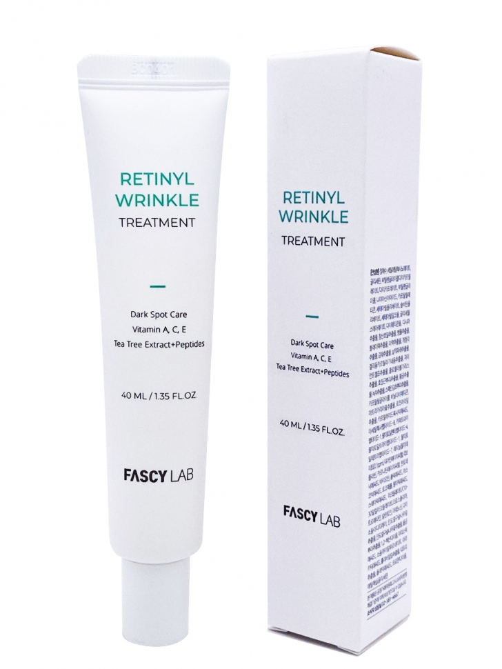 

Антивозрастной крем для лица и век с ретинолом Fascy Lab Retinyl Wrinkle Treatment 40 мл