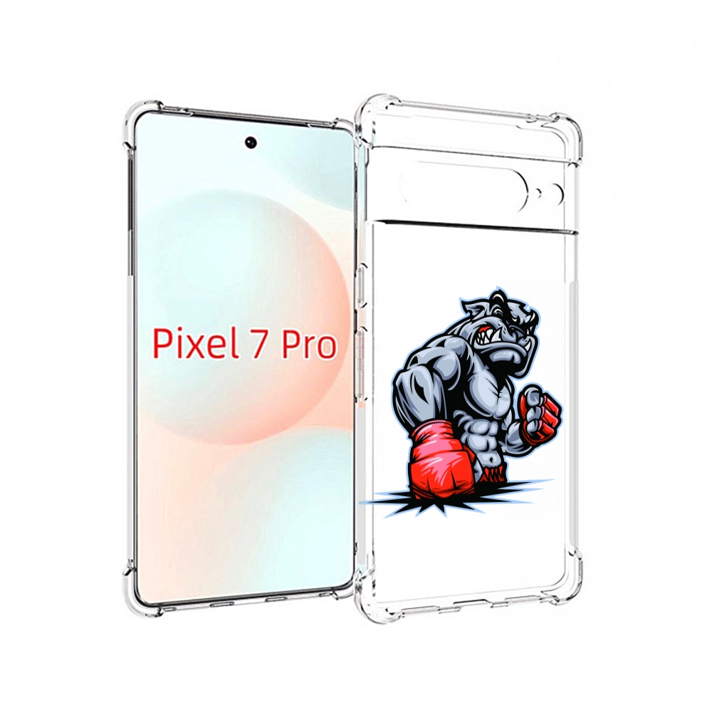 

Чехол Mypads Собака-Боксер Для Google Pixel 7 Pro, Прозрачный, Tocco
