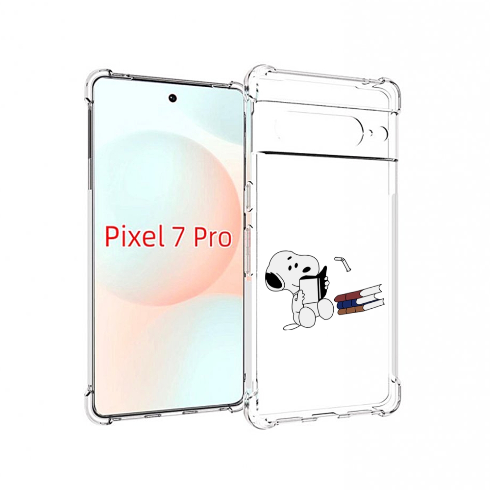 

Чехол Mypads Собака-С-Книжками Для Google Pixel 7 Pro, Прозрачный, Tocco