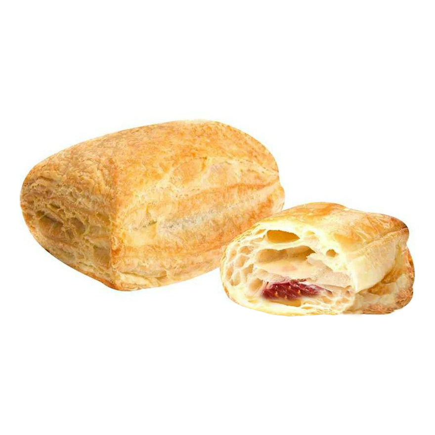

Слойка с начинкой клубника 60 г