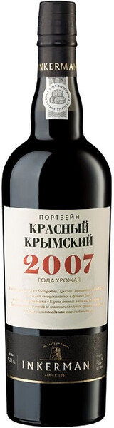 Портвейн Inkerman Port Red Krymskiy, сладкий, 750 мл Россия красный