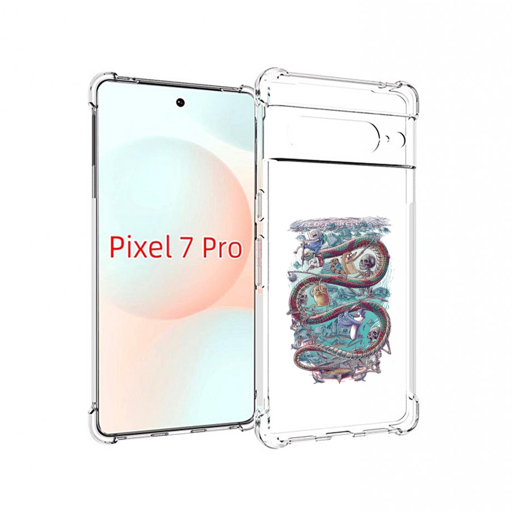 

Чехол Mypads Время Приключений Страшилка Для Google Pixel 7 Pro, Прозрачный, Tocco