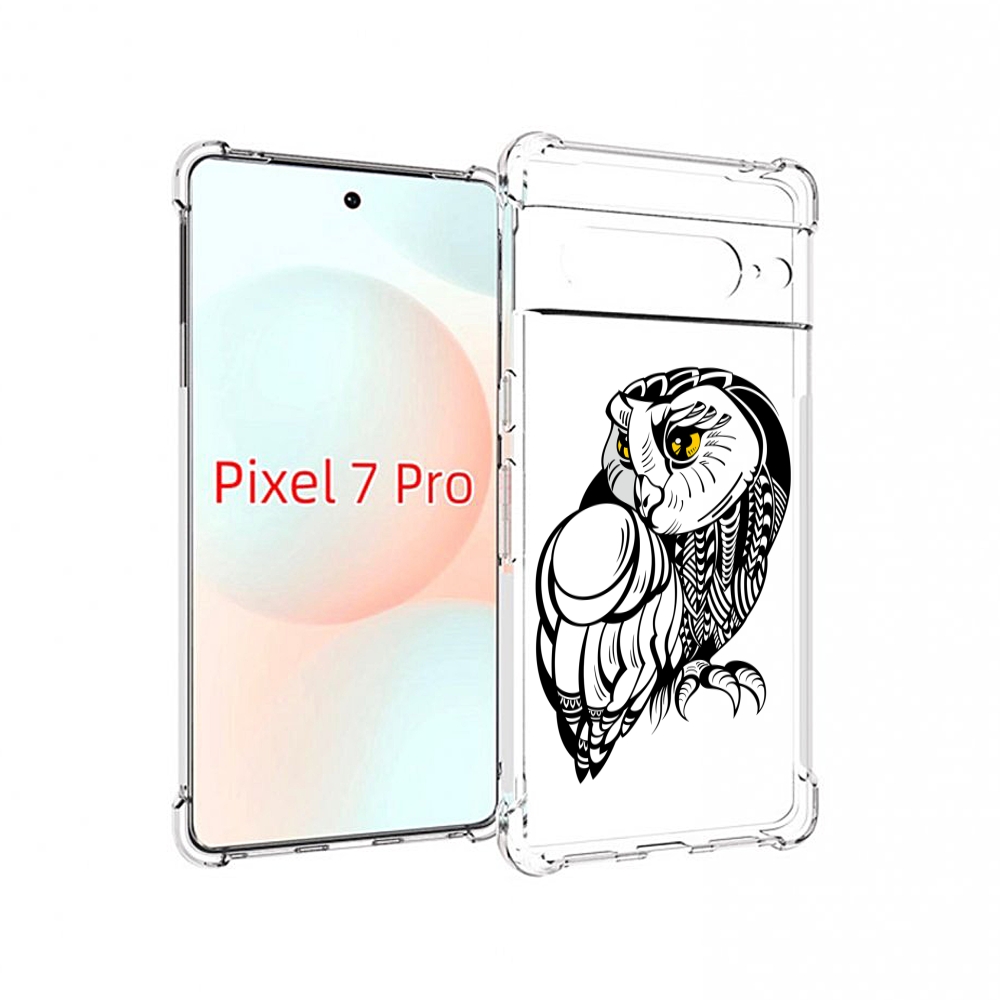 

Чехол Mypads Сова-Красотка Для Google Pixel 7 Pro, Прозрачный, Tocco