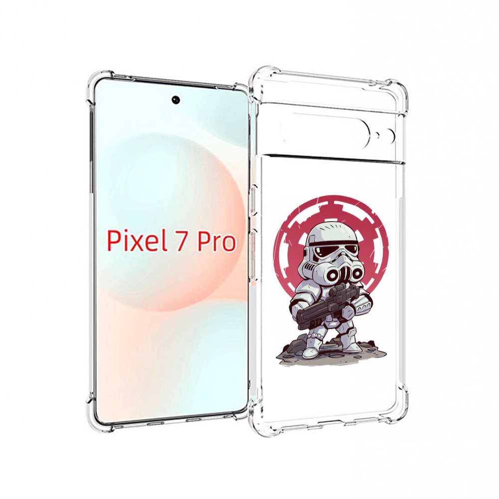 

Чехол Mypads Солдат-Из-Старварс Для Google Pixel 7 Pro, Прозрачный, Tocco