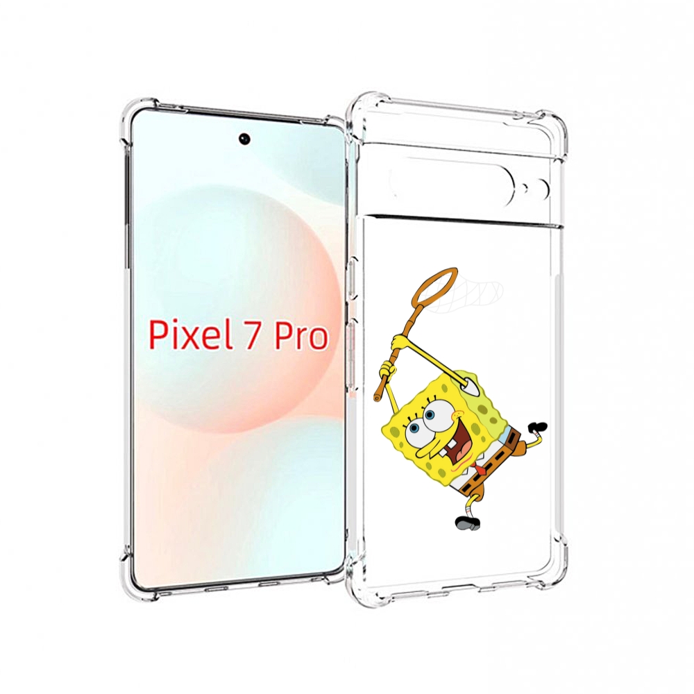 

Чехол Mypads Спанчбоб-С-Сочком Для Google Pixel 7 Pro, Прозрачный, Tocco