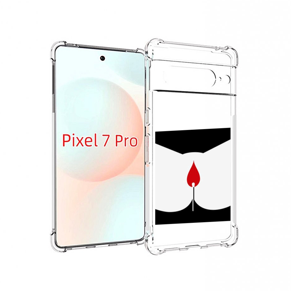 

Чехол Mypads Спичка Горит Для Google Pixel 7 Pro, Прозрачный, Tocco