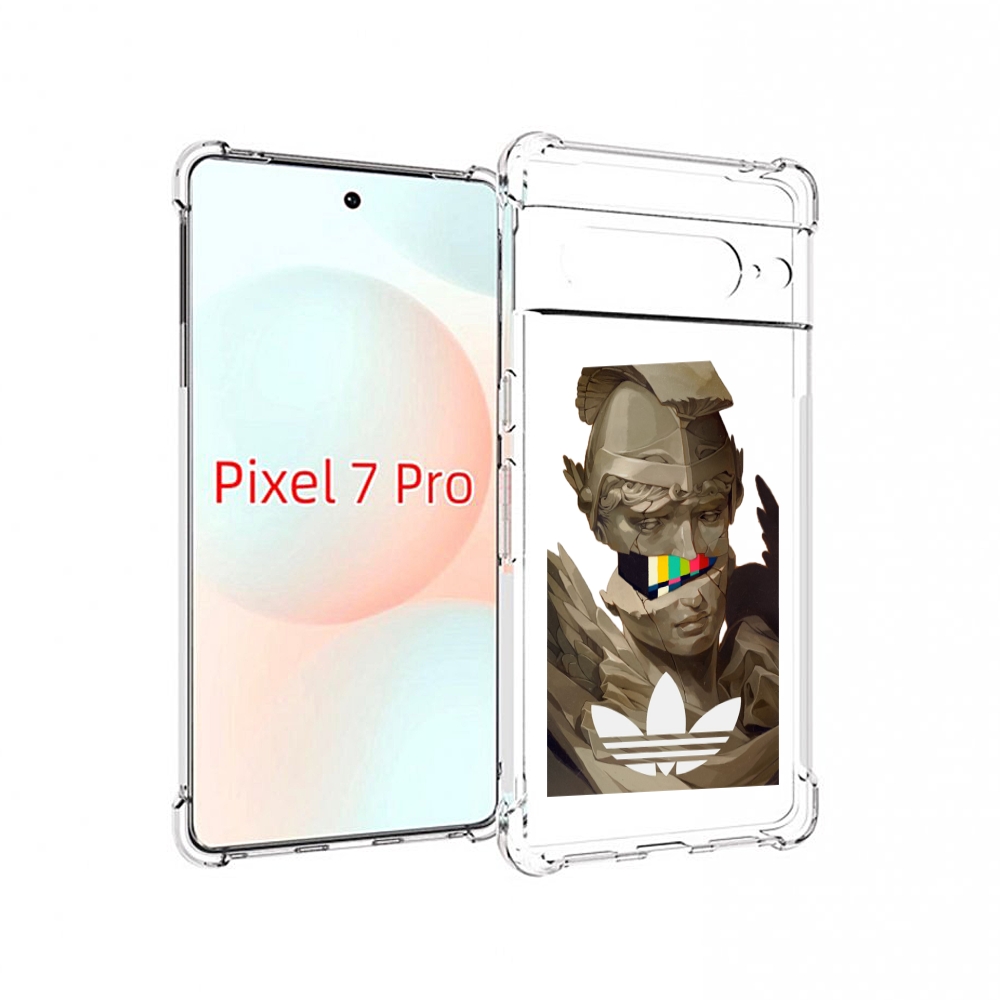 

Чехол Mypads Статуя-Адидас Для Google Pixel 7 Pro, Прозрачный, Tocco