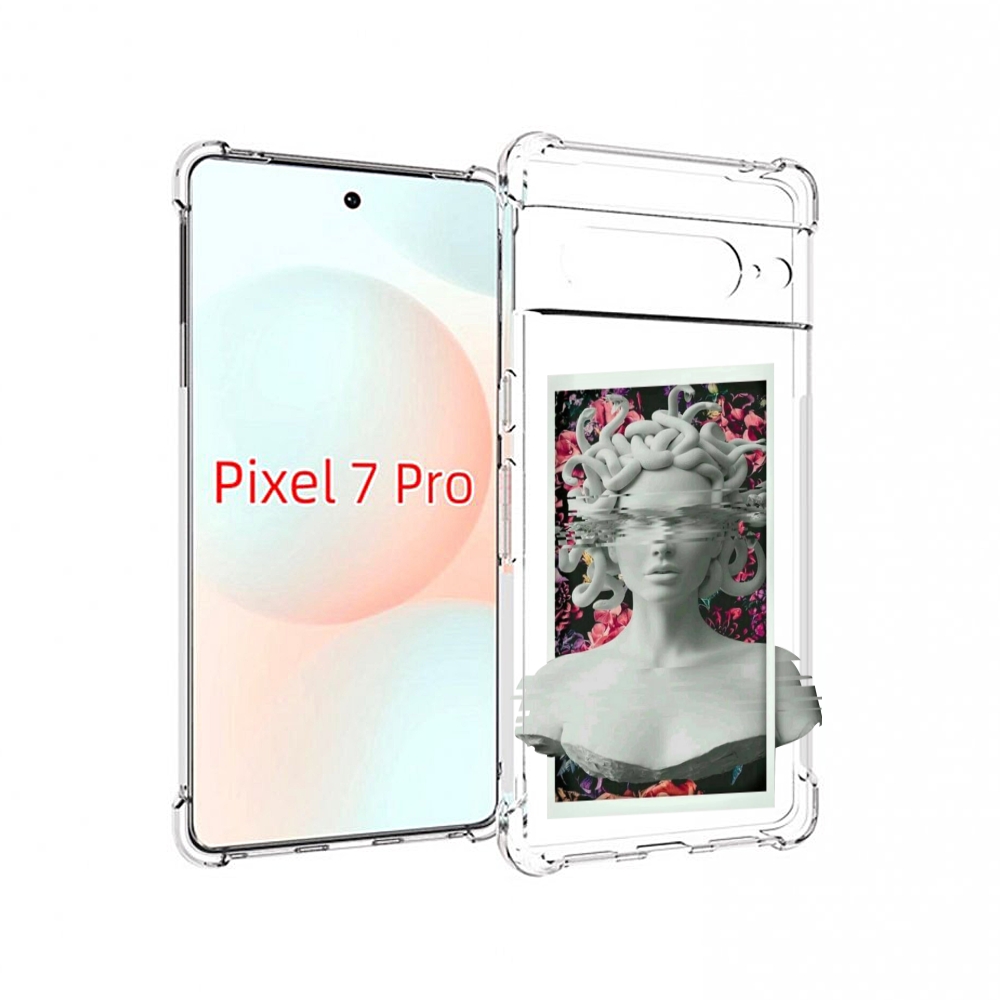 

Чехол Mypads Статуя-Медузы Для Google Pixel 7 Pro, Прозрачный, Tocco