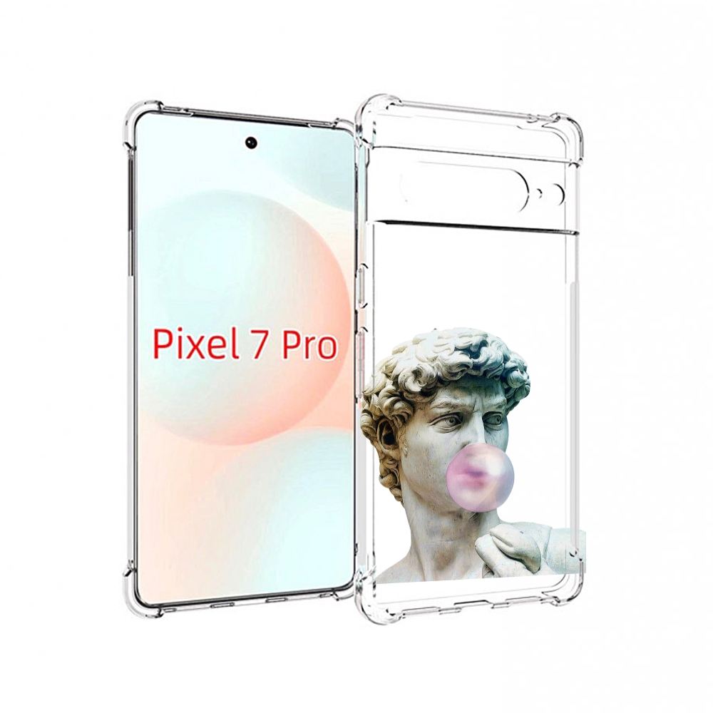 

Чехол Mypads Статуя-С-Жвачкой Для Google Pixel 7 Pro, Прозрачный, Tocco