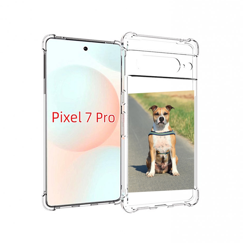 

Чехол Mypads Стаффорд Терьер Для Google Pixel 7 Pro, Прозрачный, Tocco