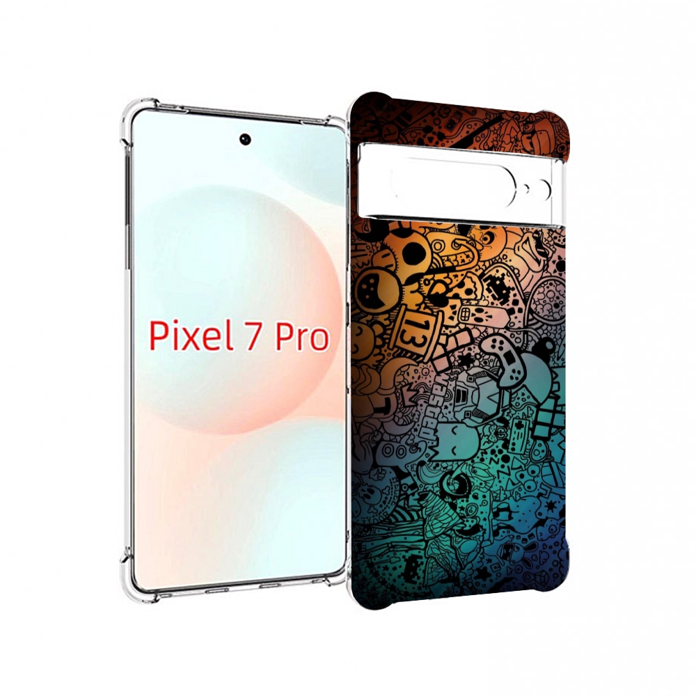 

Чехол Mypads Стикеты В Тени Для Google Pixel 7 Pro, Прозрачный, Tocco