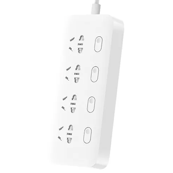 

Сетевой фильтр Xiaomi Strip 4 розетки, 1,8 м, White, Mi Power Strip
