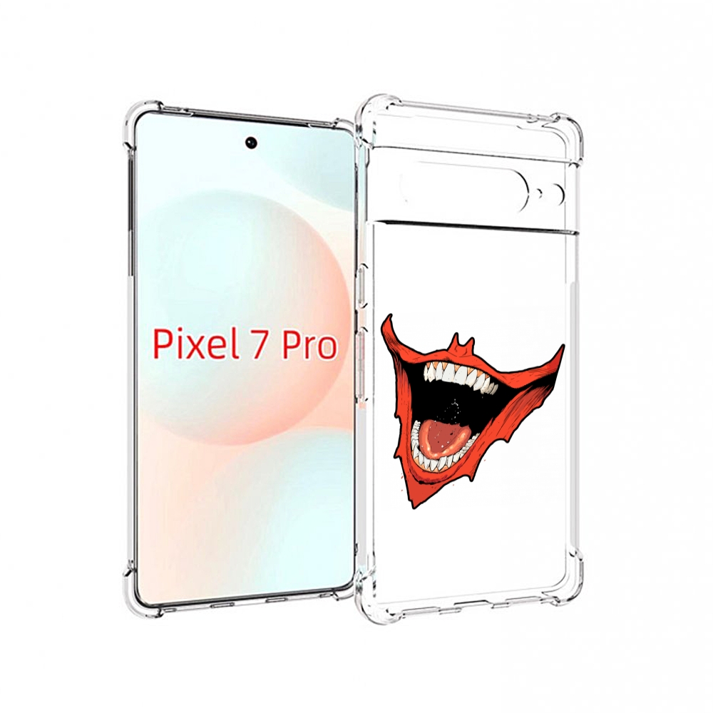 

Чехол Mypads Страшная-Улыбка Для Google Pixel 7 Pro, Прозрачный, Tocco