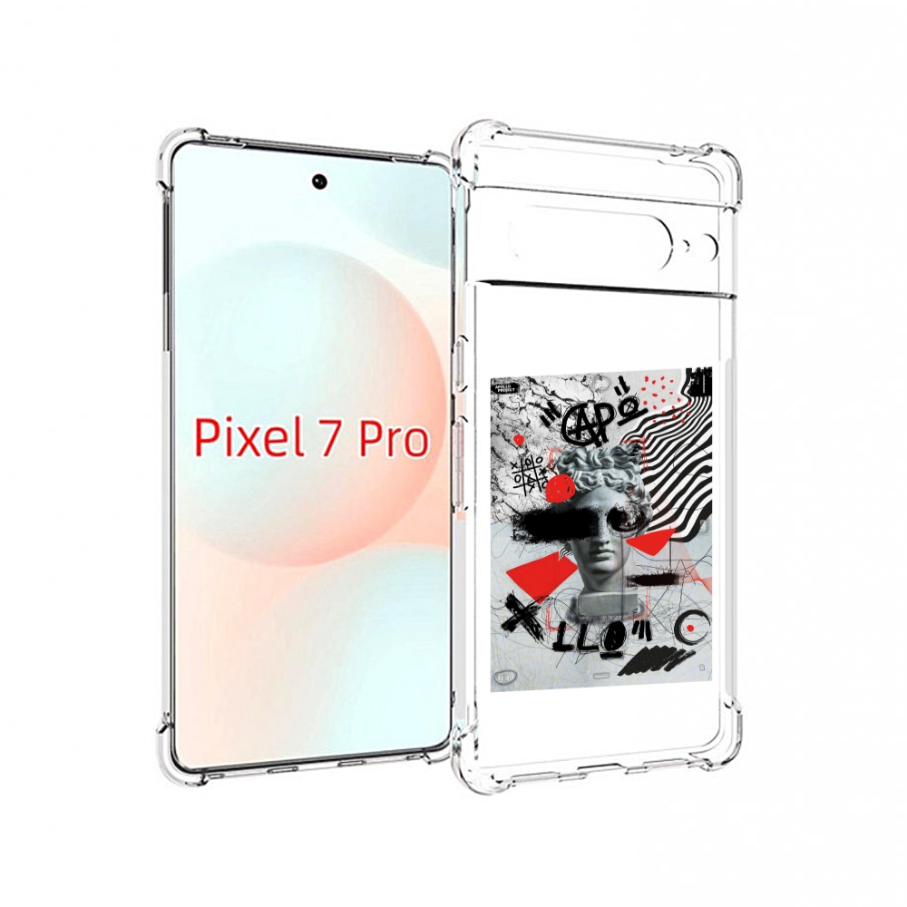 

Чехол Mypads Стрит Арт Статуя Для Google Pixel 7 Pro, Прозрачный, Tocco