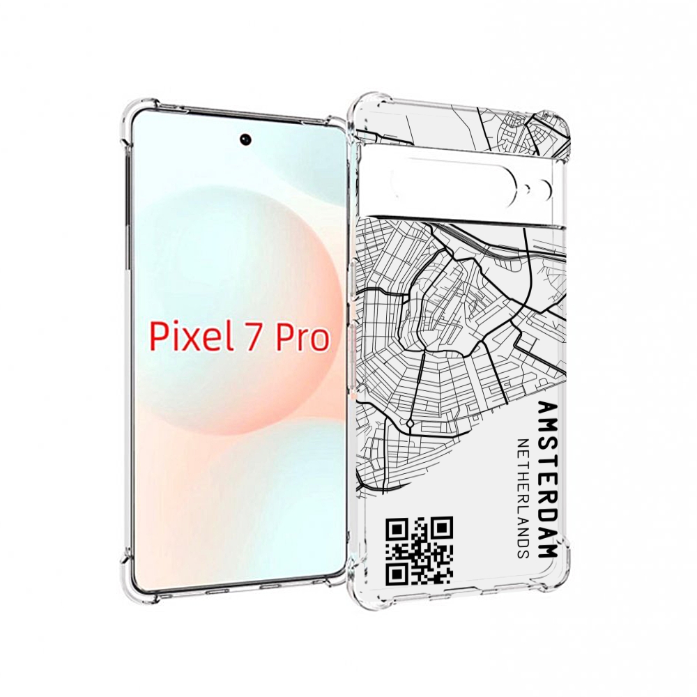 

Чехол Mypads Схема-Амстердам Для Google Pixel 7 Pro, Прозрачный, Tocco