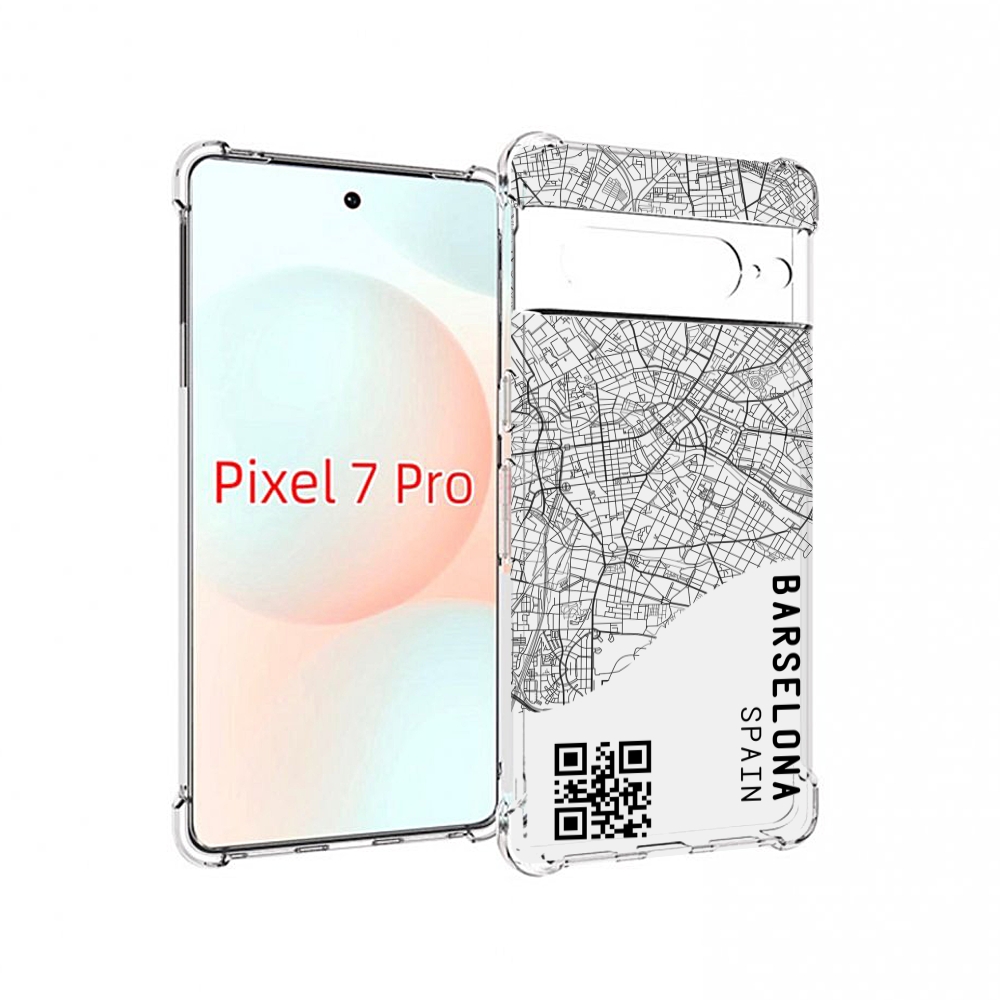 

Чехол Mypads Схема-Барселона Для Google Pixel 7 Pro, Прозрачный, Tocco
