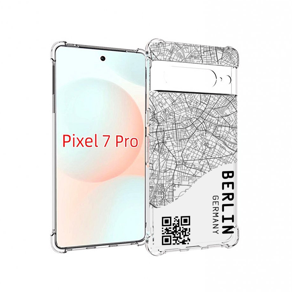 

Чехол Mypads Схема-Берлин Для Google Pixel 7 Pro, Прозрачный, Tocco