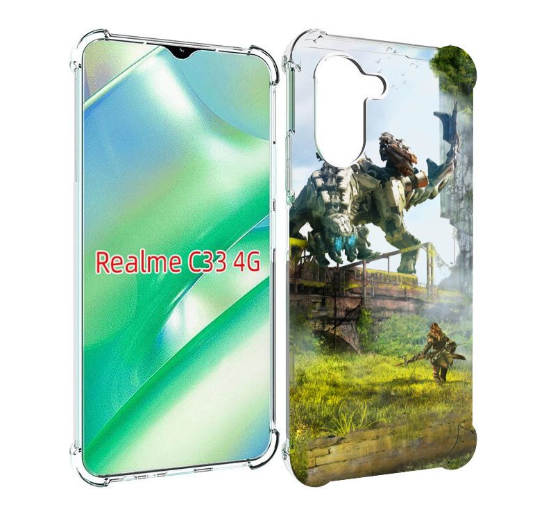 

Чехол MyPads Horizon Zero Dawn для Realme C33 4G, Прозрачный, Tocco