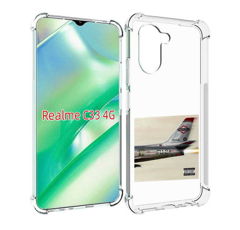 

Чехол MyPads KAMIKAZE Eminem для Realme C33 4G, Прозрачный, Tocco
