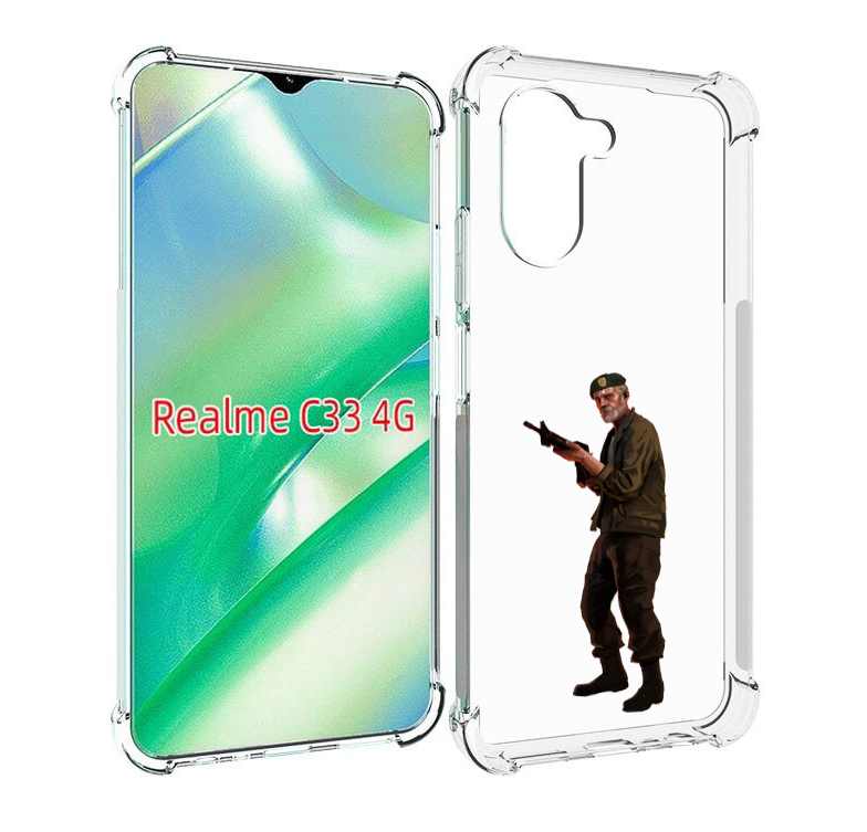 

Чехол MyPads Left-4-Dead-2 для Realme C33 4G, Прозрачный, Tocco