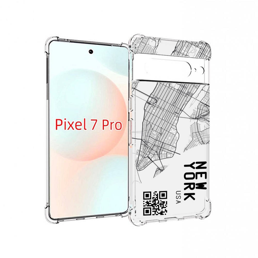 

Чехол Mypads Схема-Нью-Йорк Для Google Pixel 7 Pro, Прозрачный, Tocco