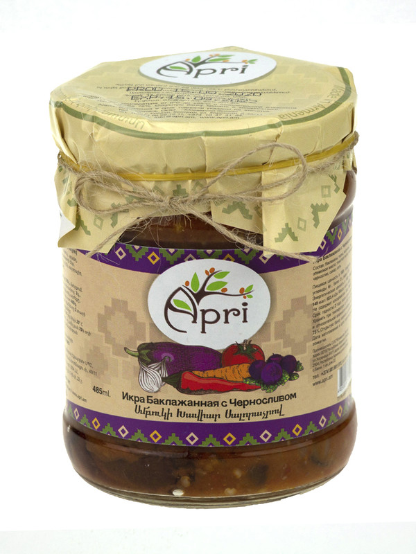 

Икра баклажанная с Черносливом 485мл., Apri