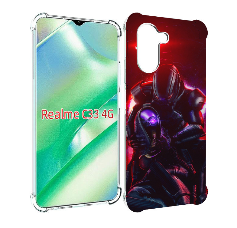 

Чехол MyPads Mass Effect для Realme C33 4G, Прозрачный, Tocco