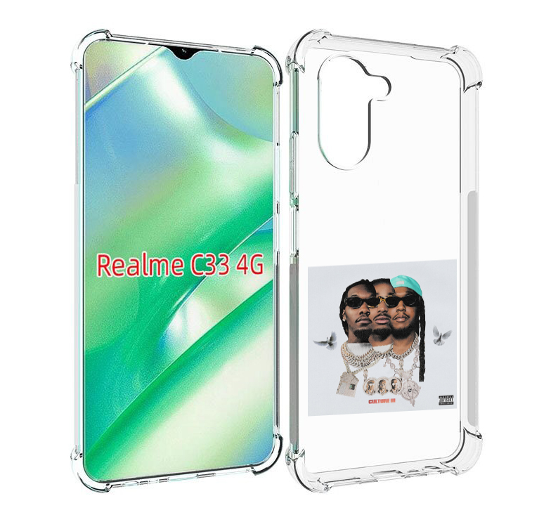 

Чехол MyPads Migos - Culture III для Realme C33 4G, Прозрачный, Tocco