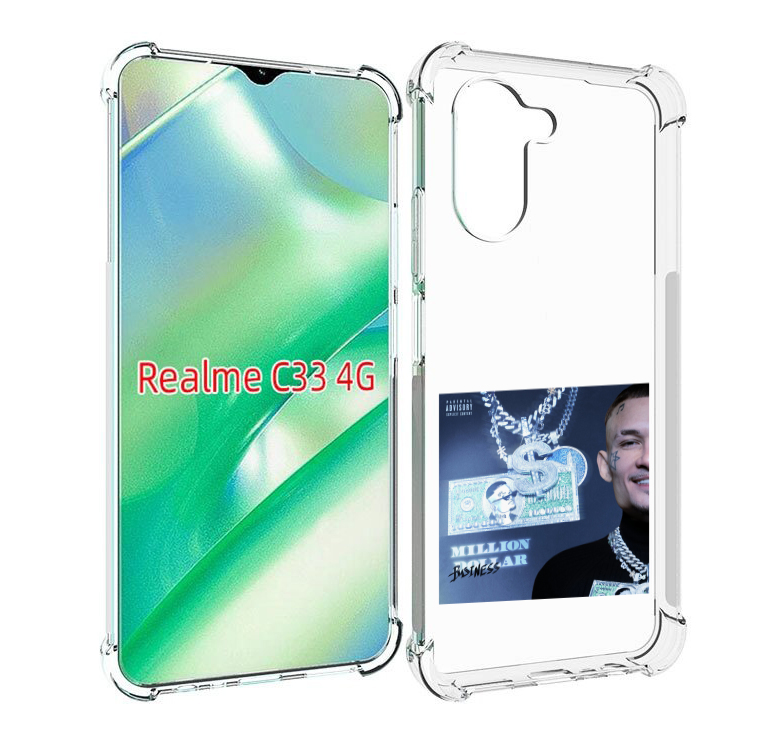 Чехол MyPads Million Dollar, Business Morgenshtern для Realme C33 4G