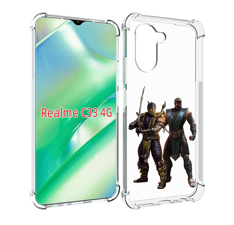 

Чехол MyPads Mortal-Kombat-1 для Realme C33 4G, Прозрачный, Tocco