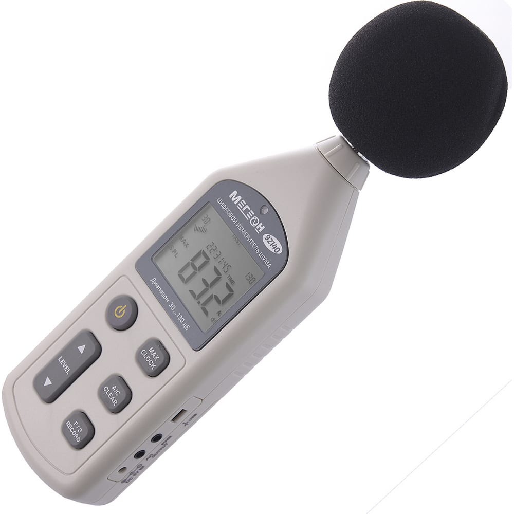 

Цифровой шумомер МЕГЕОН 92140