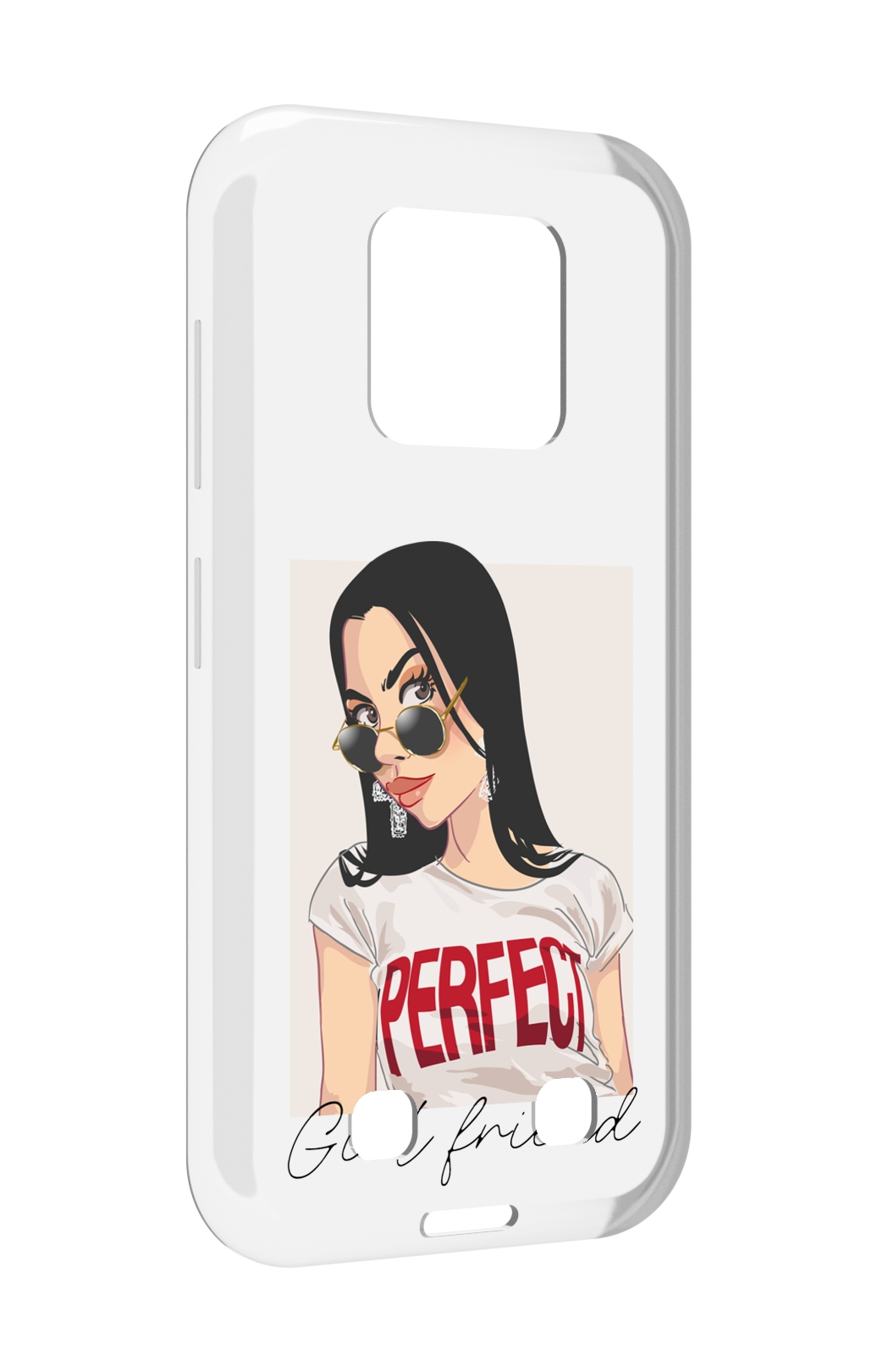 

Чехол MyPads Девушка-с-сережками женский для Oukitel WP18, Прозрачный, Tocco