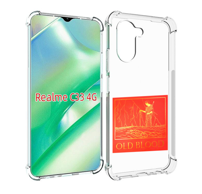

Чехол MyPads Old Blood Boulevard Depo для Realme C33 4G, Прозрачный, Tocco