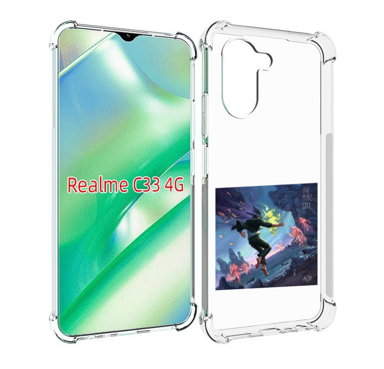 

Чехол MyPads One More City ЛСП для Realme C33 4G, Прозрачный, Tocco