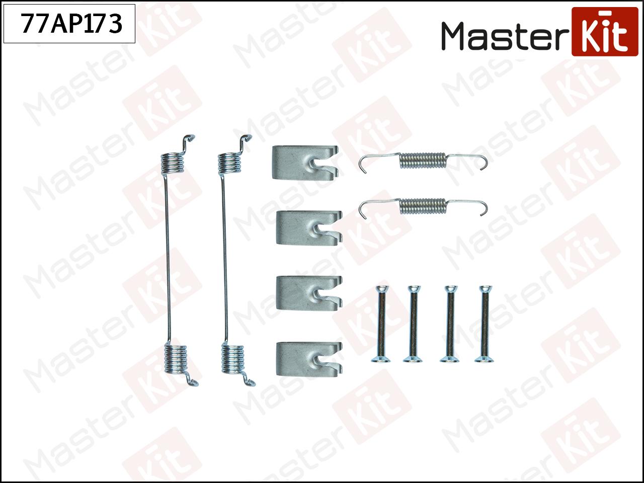 

Комплект тормозных колодок MasterKit 77ap173