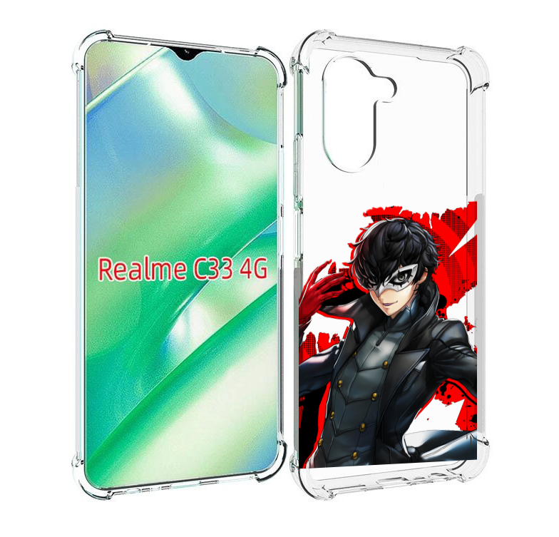 

Чехол MyPads Persona 5 для Realme C33 4G, Прозрачный, Tocco