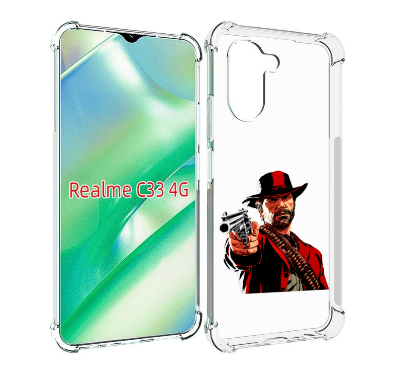 

Чехол MyPads Red-Dead-Redemption-2-РДР-2 для Realme C33 4G, Прозрачный, Tocco