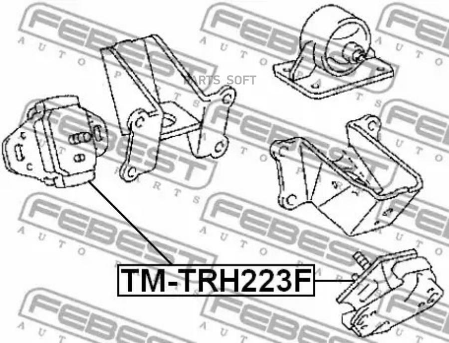 

Опора двигателя FEBEST TMTRH223F
