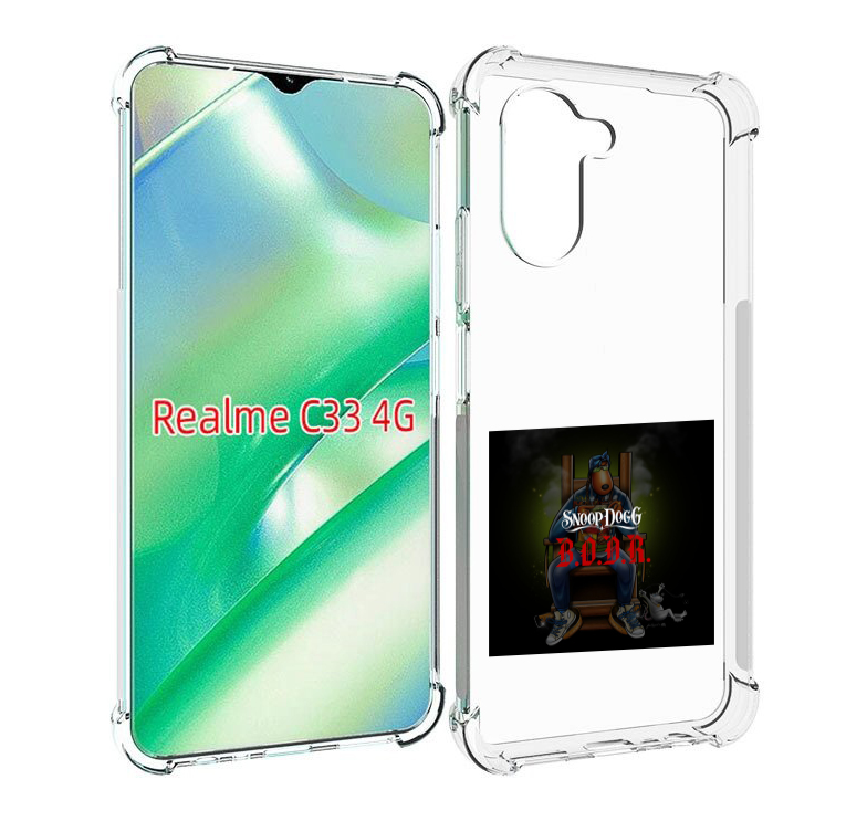 

Чехол MyPads Snoop Dogg B для Realme C33 4G, Прозрачный, Tocco