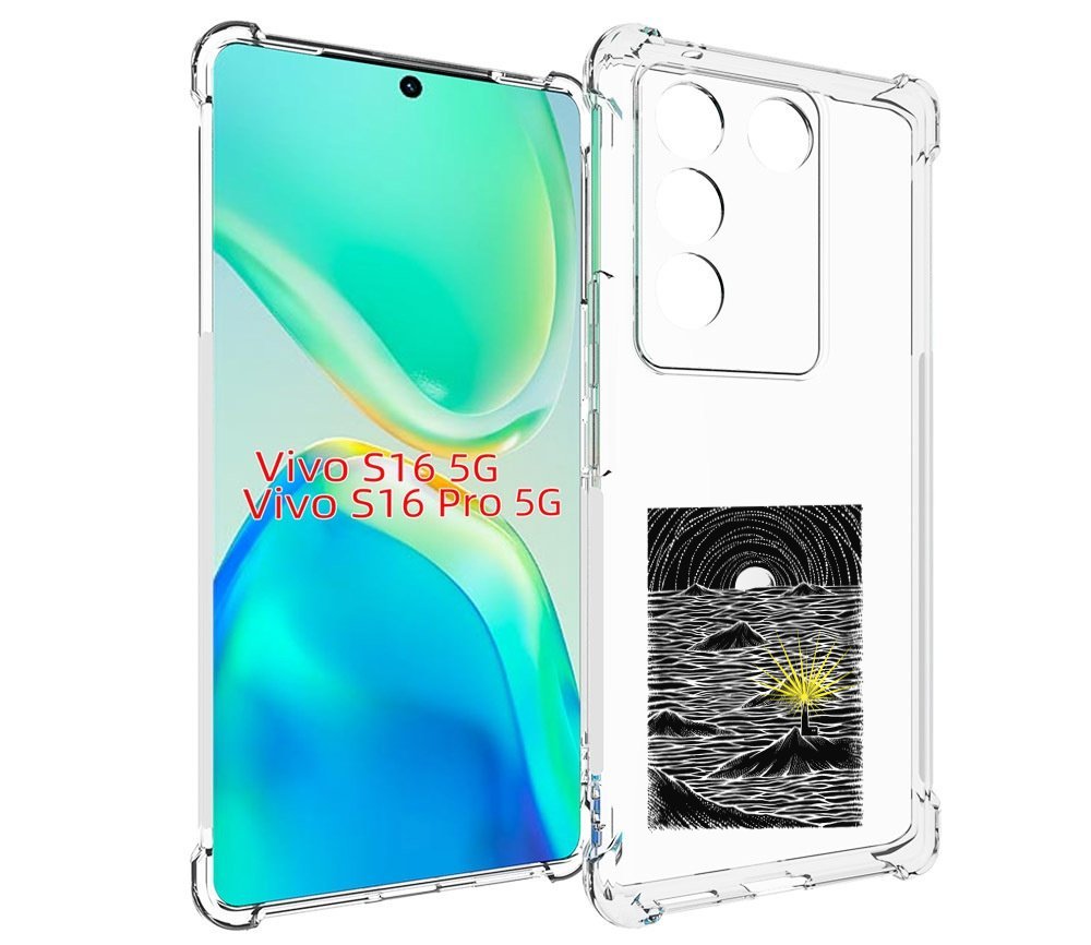 

Чехол MyPads маяк в черно белом море для Vivo S16 5G / S16 Pro 5G / V27 / V27 Pro, Tocco
