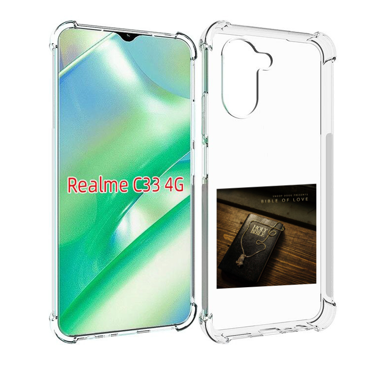 

Чехол MyPads Snoop Dogg BIBLE OF LOVE для Realme C33 4G, Прозрачный, Tocco