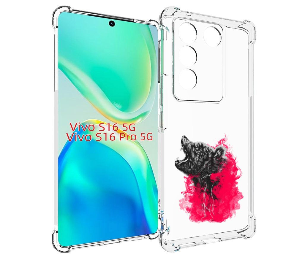 

Чехол MyPads медведь в дымке для Vivo S16 5G / S16 Pro 5G / V27 / V27 Pro, Tocco