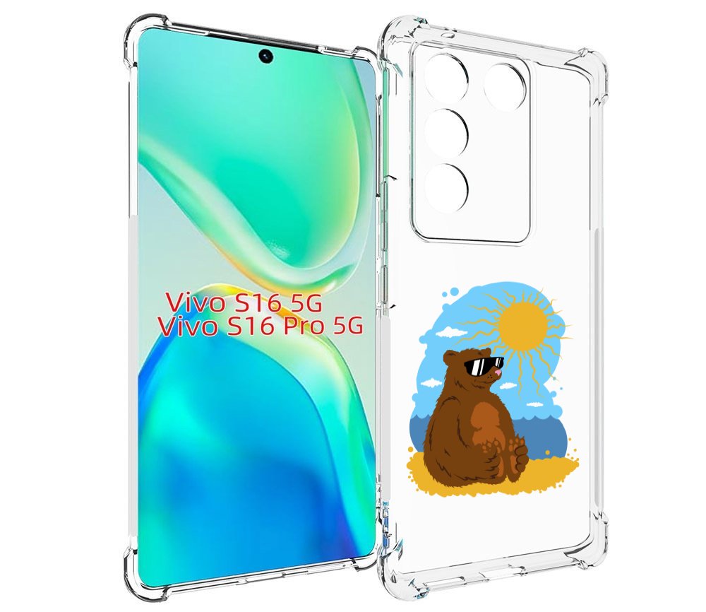 

Чехол MyPads медведь на чиле для Vivo S16 5G / S16 Pro 5G / V27 / V27 Pro, Tocco