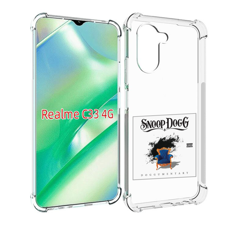 

Чехол MyPads Snoop Dogg DOGGUMENTARY для Realme C33 4G, Прозрачный, Tocco