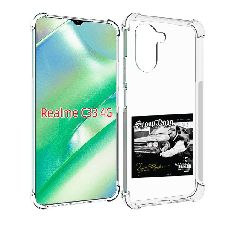 

Чехол MyPads Snoop Dogg EGO TRIPPIN’ для Realme C33 4G, Прозрачный, Tocco