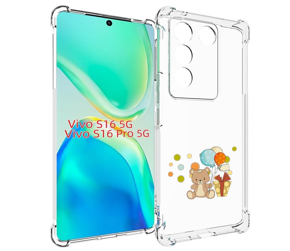 

Чехол MyPads медвеженок с подарком для Vivo S16 5G / S16 Pro 5G / V27 / V27 Pro, Tocco