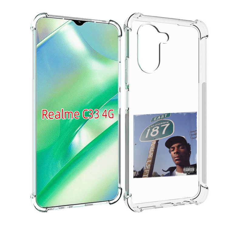 

Чехол MyPads Snoop Dogg NEVA LEFT для Realme C33 4G, Прозрачный, Tocco