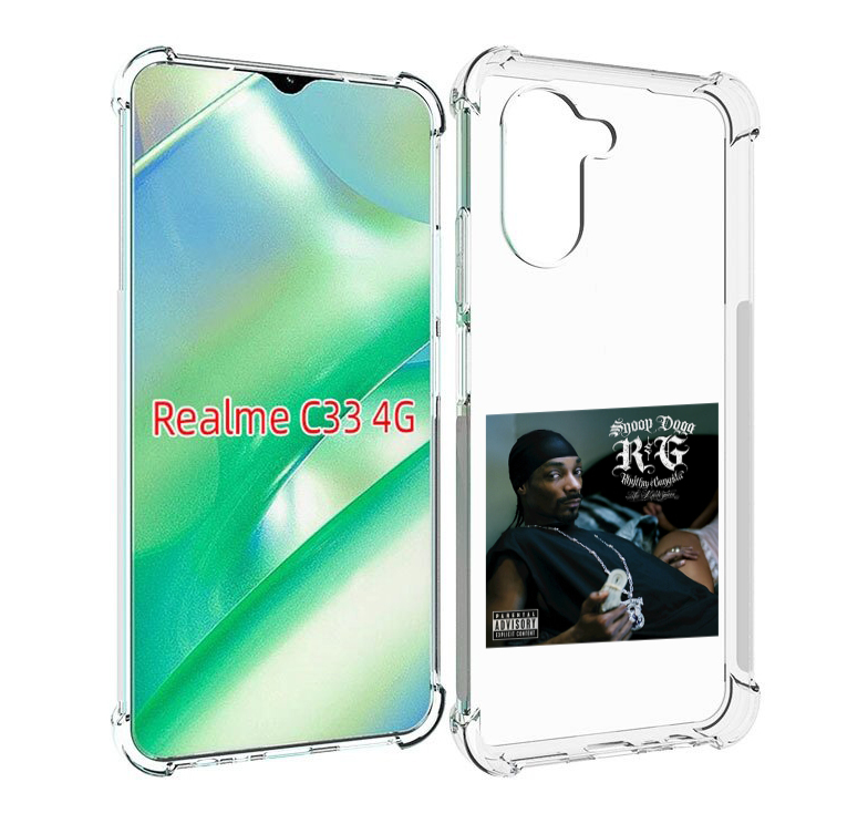 

Чехол MyPads Snoop Dogg R&G (RHYTHM & GANGSTA) для Realme C33 4G, Прозрачный, Tocco